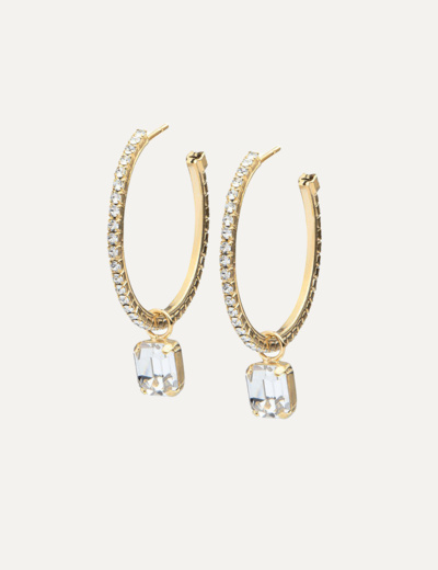 LYDIA LOOP EARRINGS GOLD