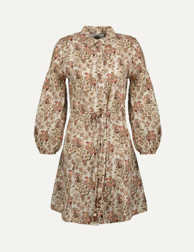 Aurora Amalie Printed Linen Dress