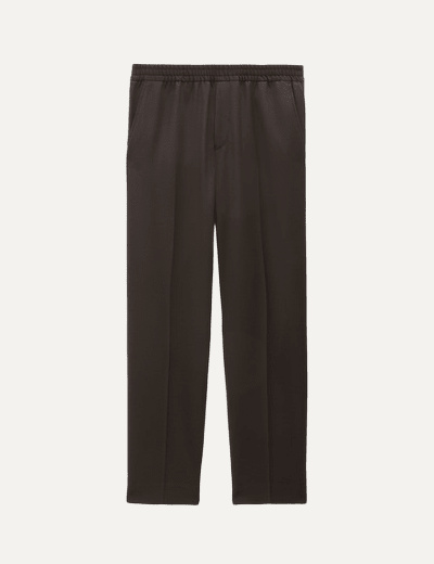 Relaxed wool trousers