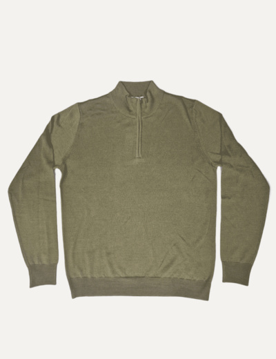 Merino half-zip