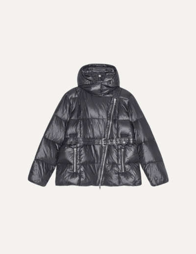 Shiny Nylon Puffer Jacket