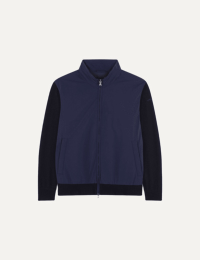 men's zipped pullover c.w. wool