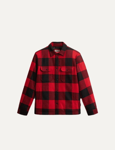 ALASKAN WOOL CHECK OVERSHIRT