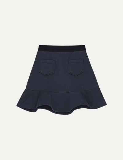 Heavy Fleece Mini Skirt