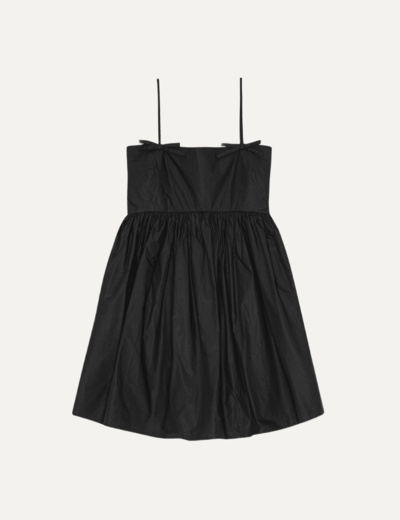 Cotton Poplin Strap Dress