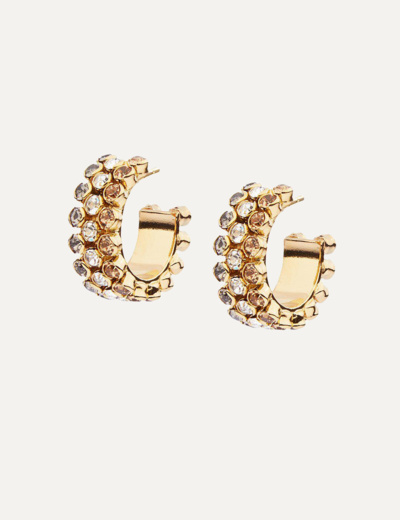 SIRI GRANDE LOOP EARRINGS GOLD