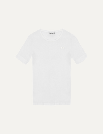 Soft Cotton Rib Short Sleeve T-Shirt