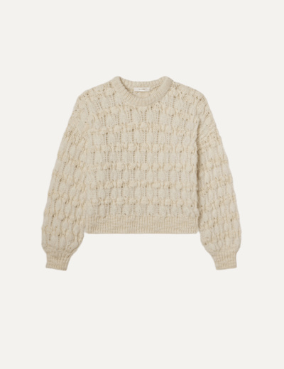 Frame Popcorn Stripe Sweater