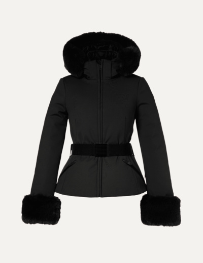 Giselle faux border ski jacket