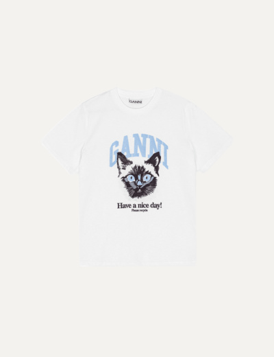 Basic Jersey Cat Relaxed T-shirt